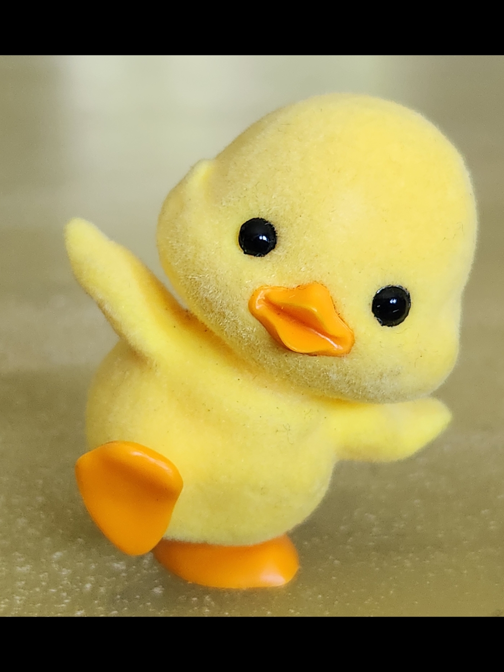 Vintage Hallmark 1979 Merry Miniature Flocked Easter Chick Figurine Toy